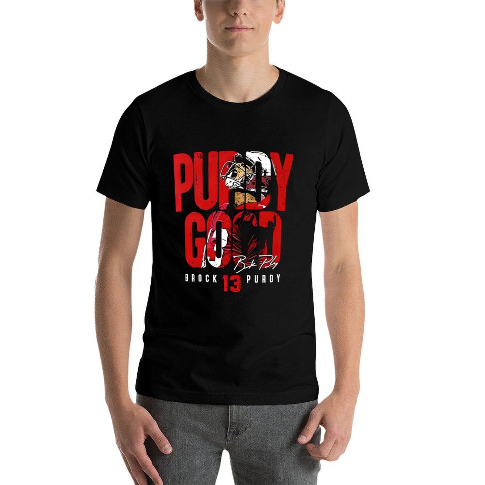 T-shirt Brock Purdy Football 4 - Crossfit Mayhem avis et prix
