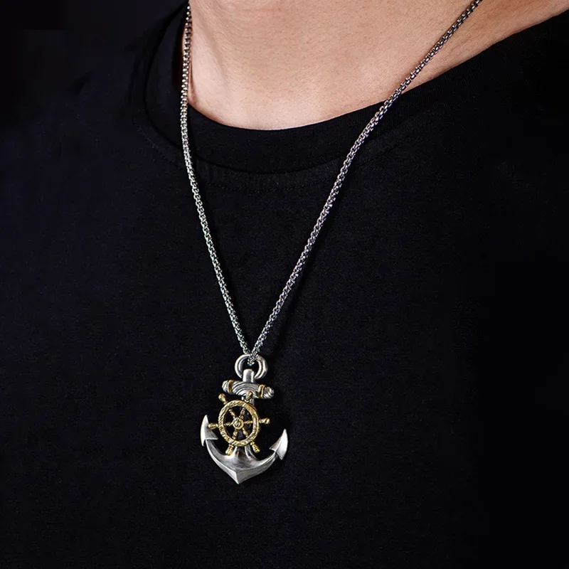 Collier pendentif ancre de gou - Battle Rope Anchor avis et prix