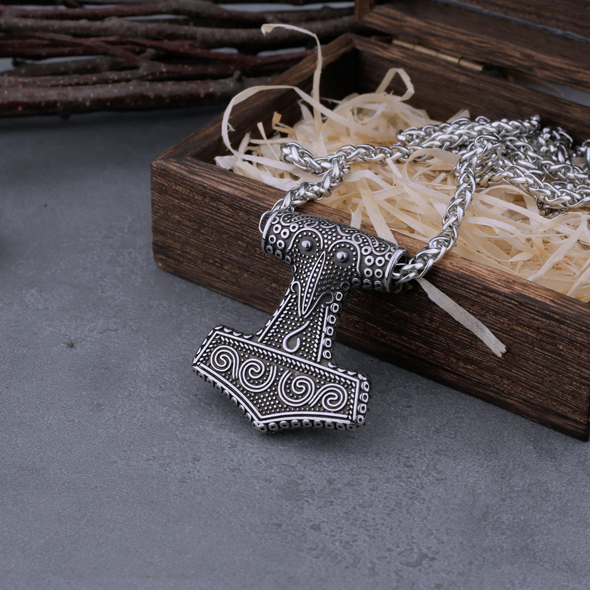 Collier nordique Viking martea - Battle Rope Anchor avis et prix